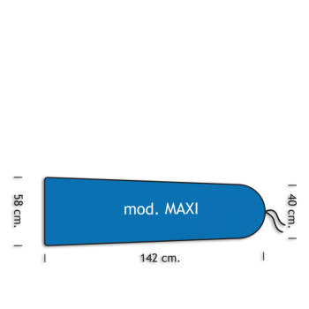 Telo Vaporetta Azzurro MAXI